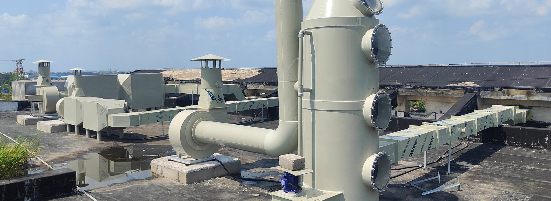 华巨升实验室喷淋塔设备