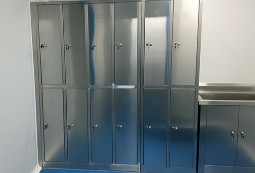 不锈钢实验室衣柜鞋柜