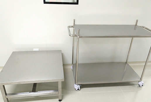 不锈钢实验室推车