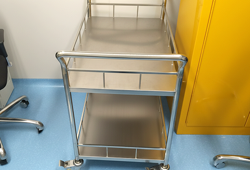 不锈钢实验室推车