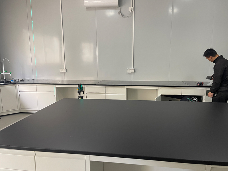华巨升全钢实验台项目案例｜浙江宁波材料检测实验室