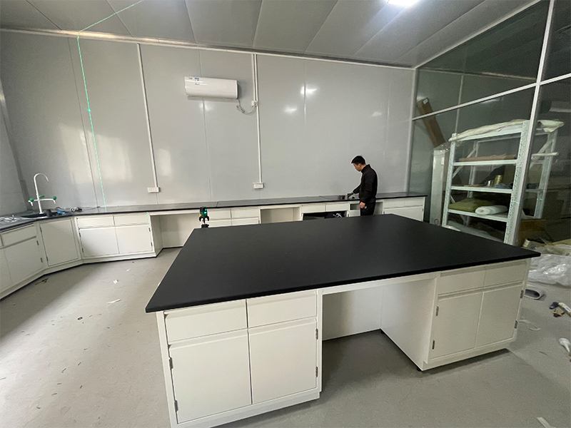 华巨升全钢实验台项目案例｜浙江宁波材料检测实验室