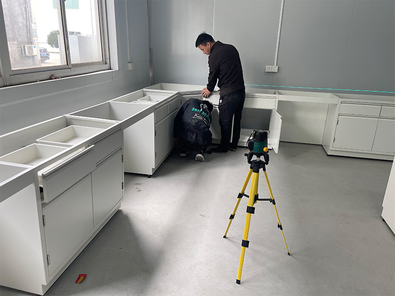 华巨升全钢实验台项目案例｜浙江宁波材料检测实验室